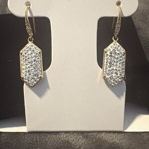 Gold and Silver Dangle Earrings